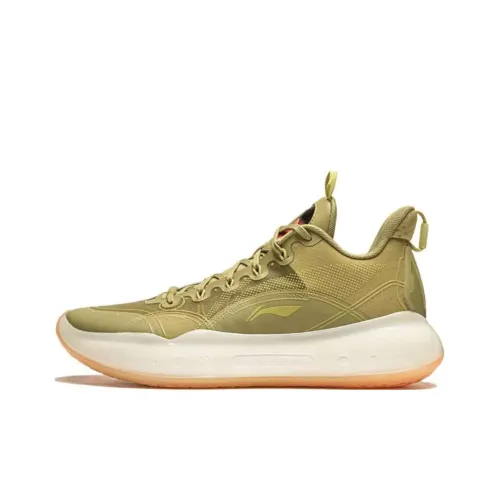 LiNing YuShuai 14 Boom LOW JIMMY BUTLER PE Противоскользящие баскетбольные кроссовки Мужские Зеленые