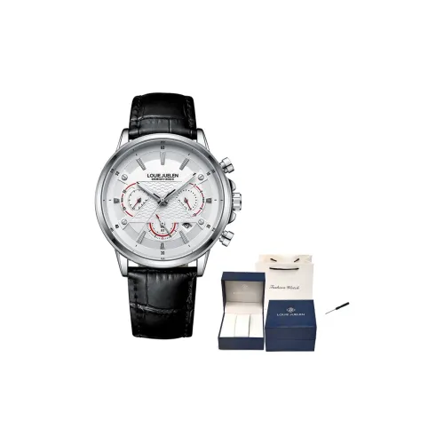 LOUIE JUELEN Автоматический Механический Механизм Мужские Часы 45 мм Белый