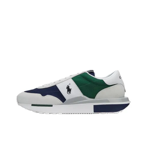 Polo Ralph Lauren Train 89 Low Топ Повседневная обувь Мужская Белый Зеленый