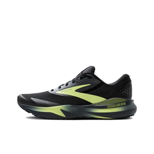 Brooks Adrenaline GTS 24 Износостойкий Wa Водонепроницаемый Низкий Топ Повседневные Беговые кроссовки Мужские Черные