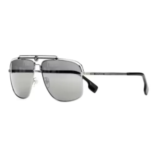 VERSACE Металл Aviator Солнцезащитные очки Унисекс Серебряный