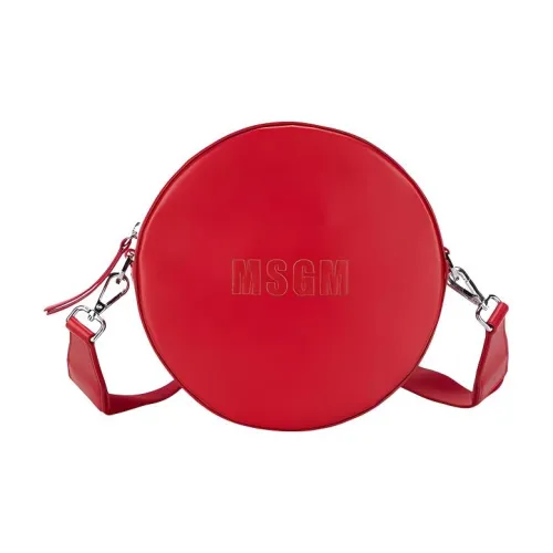 MSGM Сумка через плечо из коровьей кожи унисекс красная