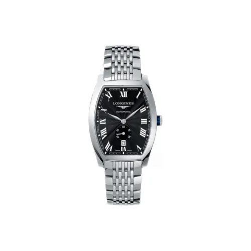Коллекция LONGINES Кварцевый механизм Мужские часы Часы 33,1*38,75 мм Черный циферблат Корпус из нержавеющей стали