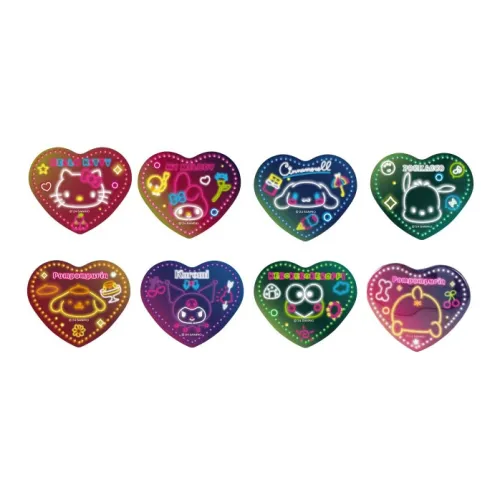 Simplicity and cultural creation Санрио Значок Ночной свет Сердце-образный значок значки