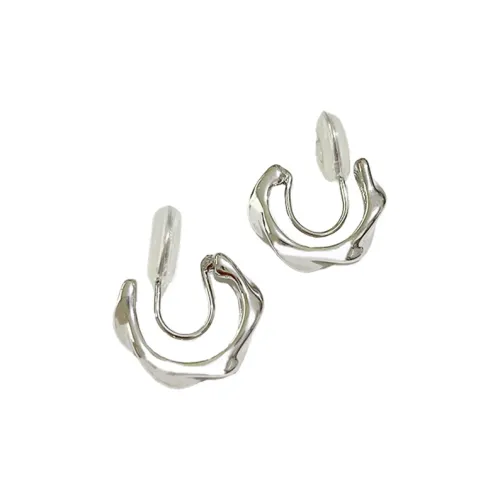 QIANFANGDAHUANGYE Сплав Нижняя заколка Серьги On Унисекс