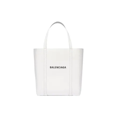 Balenciaga Телячья кожа Тоут Сумка Сумка для покупок Сумка на плечо Сумка Женская Белая