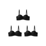 Черный/3 шт в Однотонном