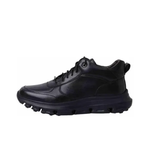 DIKENI Slip-resistant Low Top Casual Shoes Men's Black DIKENI Противоскользящие Низкие Кеды Повседневная Обувь Мужская Черная