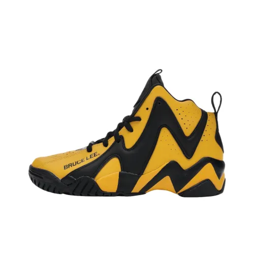 BAIT x Reebok Kamikaze High Топ Винтажные Баскетбольные Кроссовки Унисекс Желтый Черный