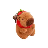 Клубничная подвеска в виде капибары