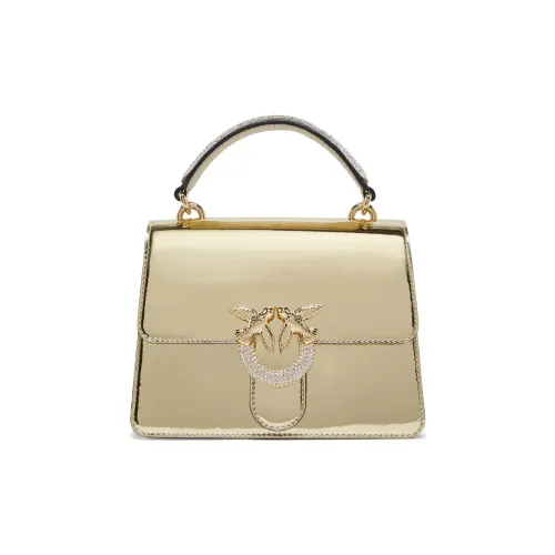 PINKO ПУ (полиуретан) Сумка через плечо Сумка Мини Женская Ярко-Золотая