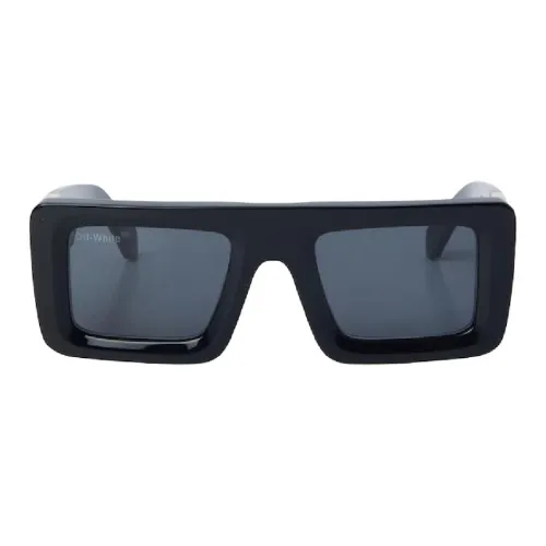 OFF Белый Квадратные Солнцезащитные очки Мужские Черные