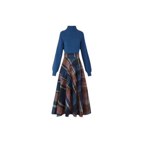 Wbwq Комплект с юбкой Женские Церулеан