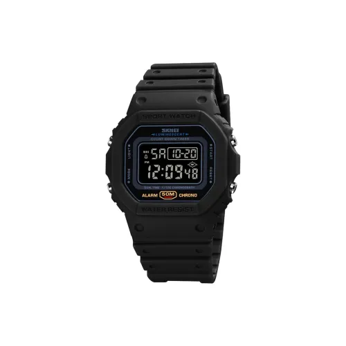 SKMEI Электронный Механизм ПУ (полиуретан) Ремешок Часы Унисекс Черный Циферблат