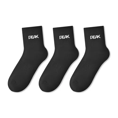PEAK Носки Crew Унисекс Combo Set Черный Белый Серый