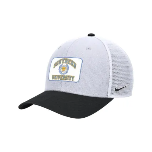 Nike 100% хлопок Полиэстер Смесь Кепки Унисекс Белый