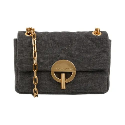 Vanessa Bruno Linen Crossbody Bag Shoulder Bag Mini Women's Black