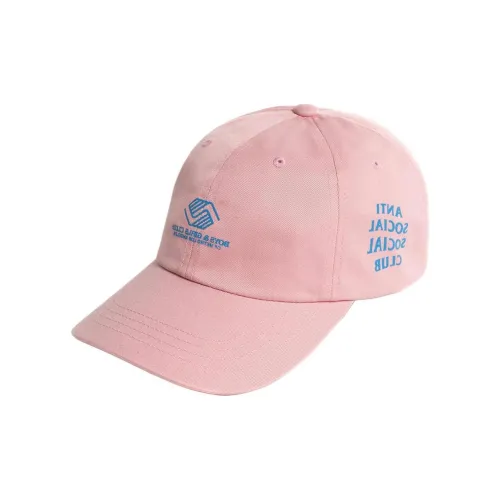ANTI SOCIAL SOCIAL CLUB Хлопковые кепки Мужские Розовые