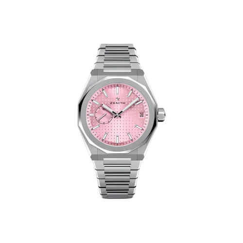 ZENITH Автоматический Механический Movement Унисекс Коллекция Defy Часы 41 мм Розовые