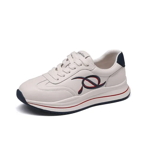 Spider King Износостойкий Низкий Топ Кэжуал Женский Белый Синий