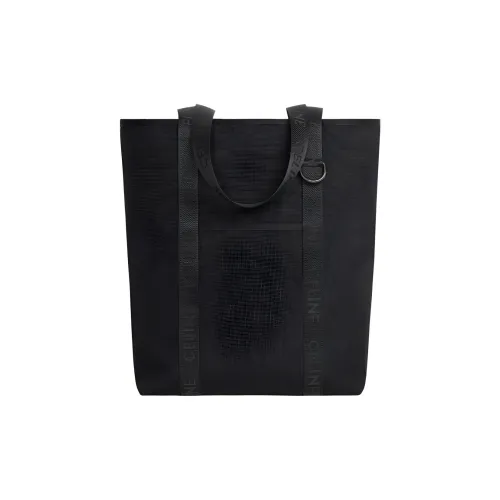 CELINE Cabas Nylon Shopping Bag Large Men's Black