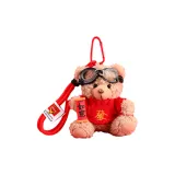 Новогодний плюшевый медведь, подвеска - символ благополучия