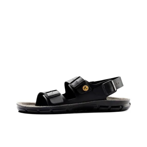 Birkenstock Пляжные сандалии Унисекс Черный Узкая версия
