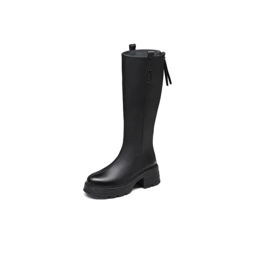 Spider King Женские высокие сапоги черного цвета