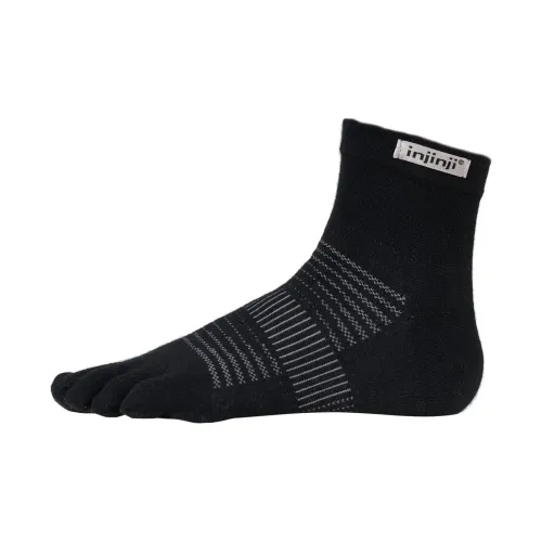 INJINJI Носки Crew Унисекс 1 упаковка Черный