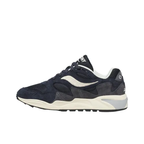 Saucony Grid Shadow 2 Slip-Resistant Abrasion-Resistant Low Top Casual Shoes Unisex Dark Blue Сaucony Grid Shadow 2 Противоскользящий устойчивый к истиранию низкий топ повседневная обувь унисекс темно-синий