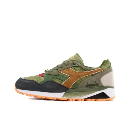 DIADORA Беговые кроссовки Low Top Зеленые Мужские