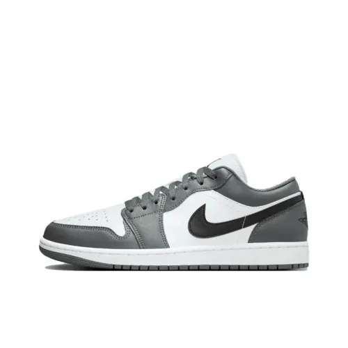 Jordan Air Jordan 1 Low Топ Детские Баскетбольные Кроссовки Серый