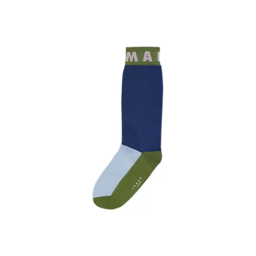 MARNI 1 шт Сине-зеленый Женские MID Носки до икры