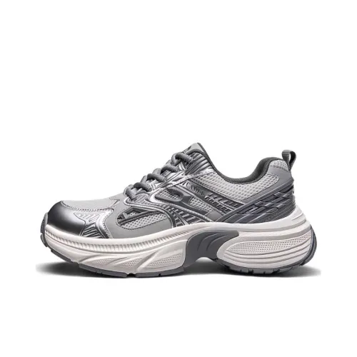 CAMEL Серебряный Python Противоскользящий и Устойчивый к Износу Покрытие Низкий Топ Обувь с Толстой Подошвой Унисекс