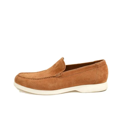 DIKENI Мужские повседневные туфли Low Top Светлый Кофейный Мужской