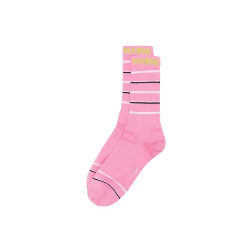 Marni 1 пачка розовые мужские носки MID до икры