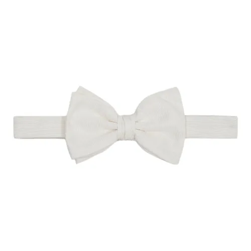 EMPORIO ARMANI Шелковые галстуки из тутового шелка мужские белые