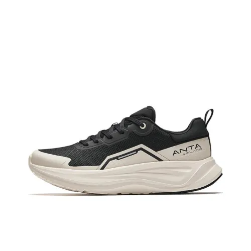 ANTA Le Dao Slip Устойчивый и Защищенный от Износа Покрытие Низкий Топ Тренировочные Кроссовки Мужские Черный Бежевый