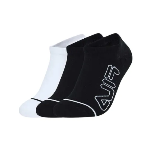 FILA 3 упаковки: глубокий черный + глубокий черный + стандартный белый мужские носки