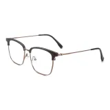 Яркий черный | Коричневый-C09 & Защита от синего света 0 диоптрий Без рецепта Линзы