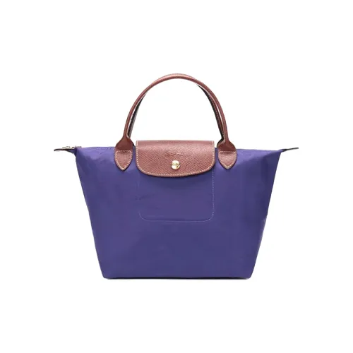LONGCHAMP Холст Пельмени Сумка Холст Сумка Женская Сумка Фиолетовая