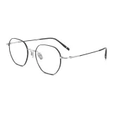 Матовый черный | Серебряный-C05 & Плоская подошва Защита от синего света Линзы