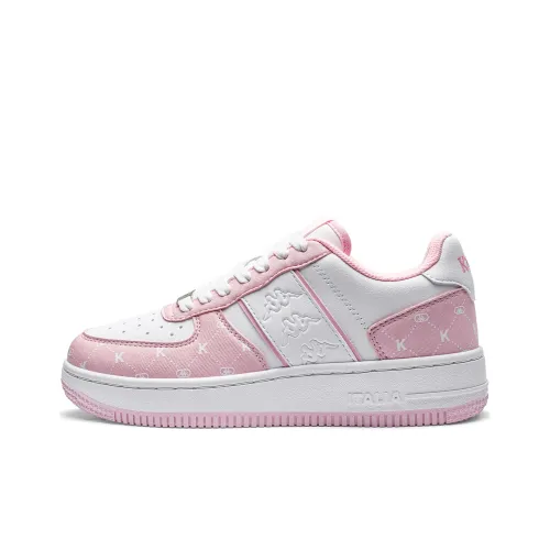 Кроссовки для скейтбординга KAPPA Low Top Classic Белый/Румяно-розовый Женские