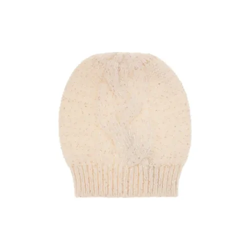 PESERICO Полиэстер Beanies Женские Кремовый