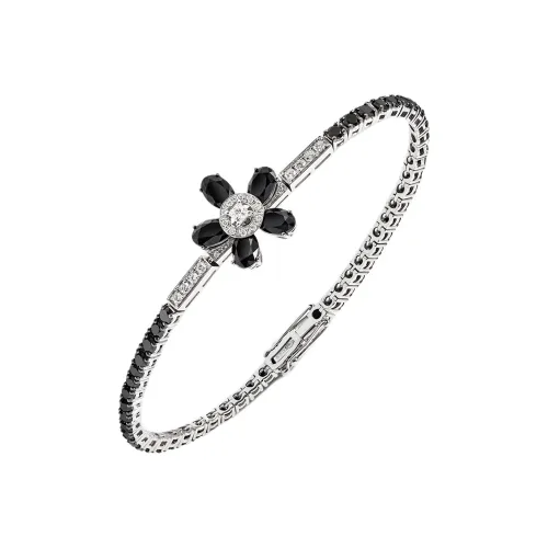 AMANI Ромб Золото Агат 18К Белое Золото Браслеты Женское Серебро