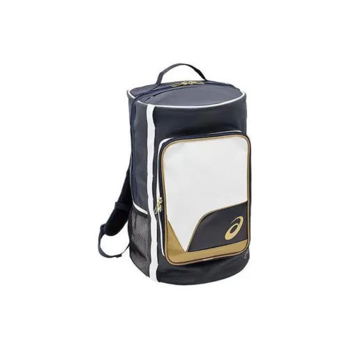 Asics Синтетическая кожа Рюкзак Унисекс Белый и Морской синий