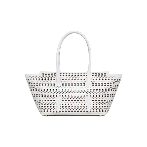 Alaia Телячья кожа Одно плечо Сумка Маленькая Женская Белая