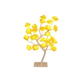 USB с переключателем - Белое основание с желтой розой