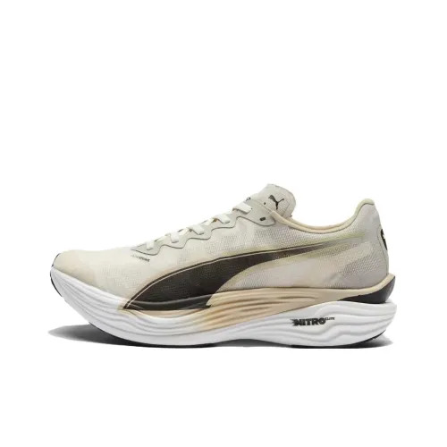 REPRESENT 247 X PUMA Deviate NITRO Elite Slip-Resistant и Breathable Low-Top Casual Running Shoes Men's Beige Gray