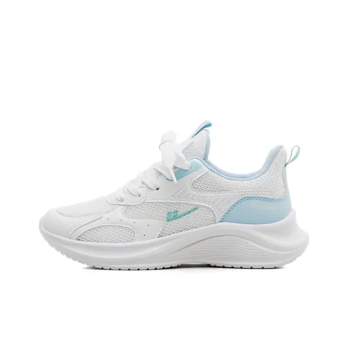 Warrior Легкий Rebound Низкий Топ Повседневная Обувь для Беговых Дистанций Женская Белая Синяя